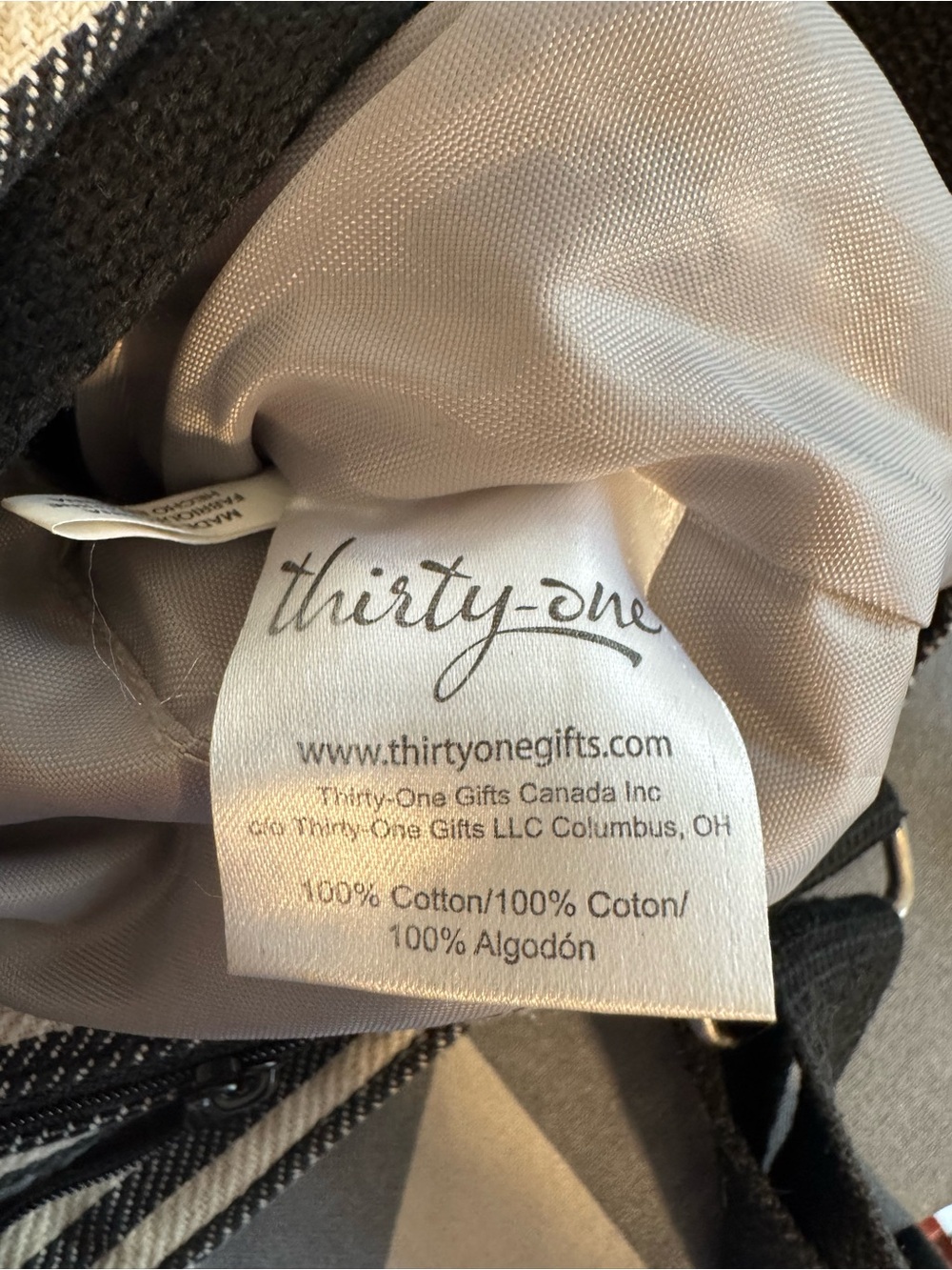 Thirty-one canvas crossbody bag. - Picture 6 of 6